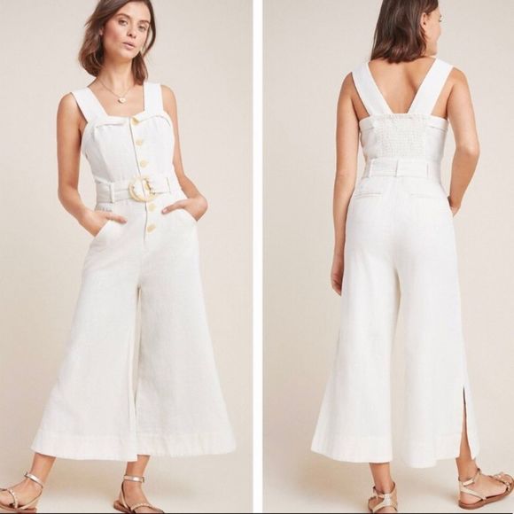Anthropologie Pants - NWT Anthropologie Cape Cod jumpsuit size 12